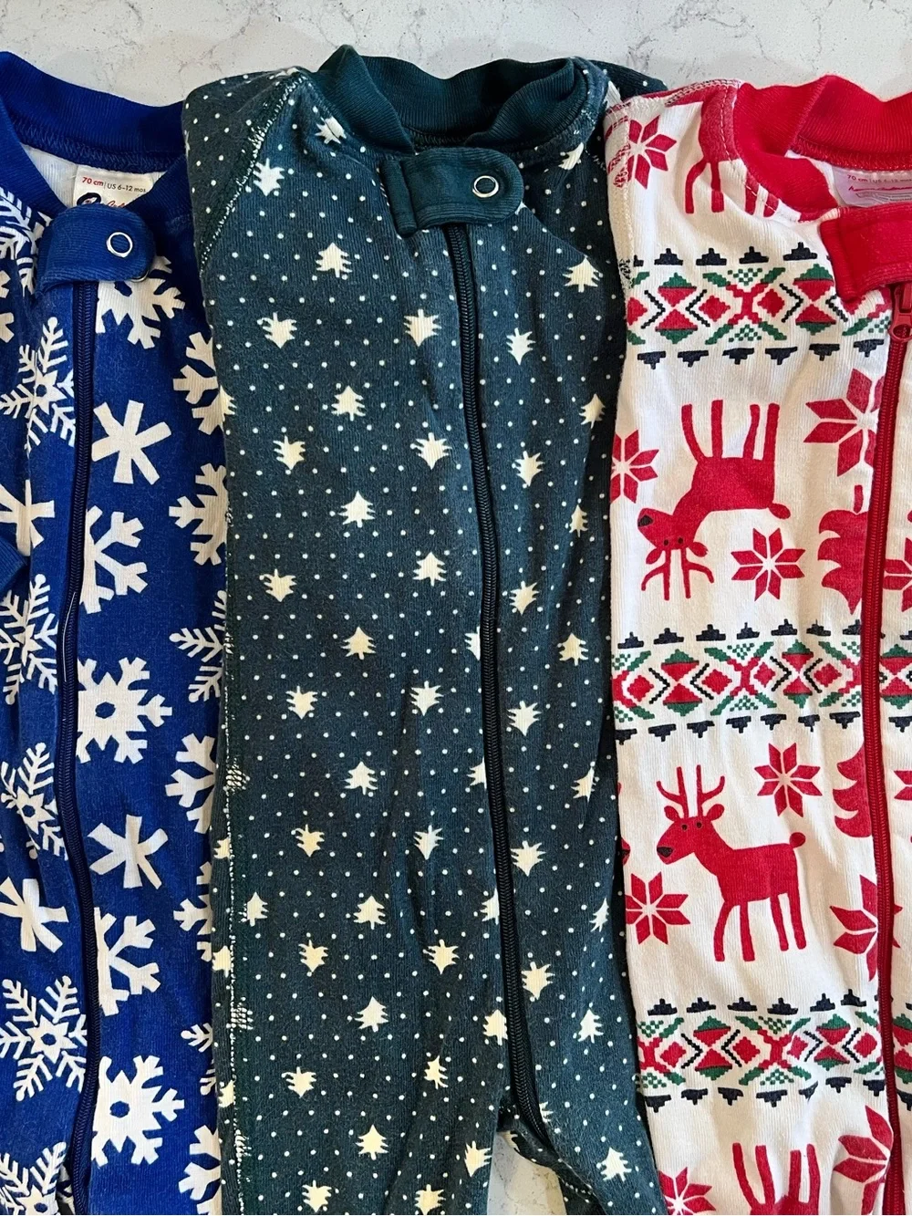 Winter PJ Bundle (3 pairs), Hanna Andersson, Size 6-12 months